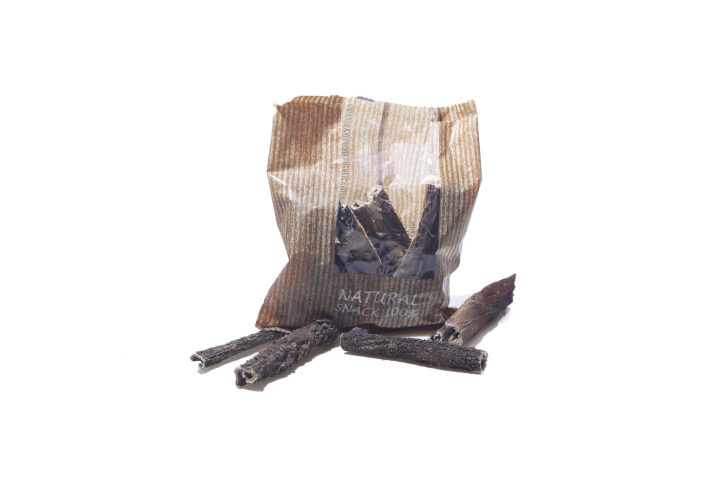 Snack natural para perro, callos de cordero (bolsa de 65 gr aprox.).