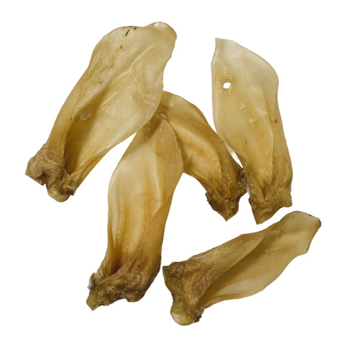 Snack natural para perro, oreja de cordero (bolsa 4 ud.)