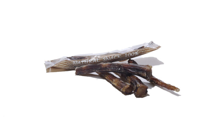 Snack natural para perro, rabo de toro 15 cm.
